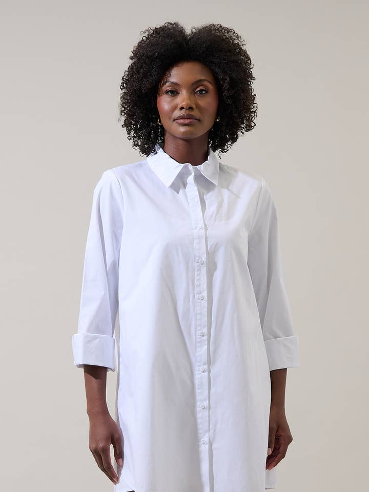 Kay Kaira Overhemdjurk met Knoopsluiting voor wholesale door Sugarlips