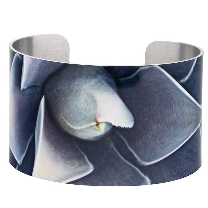 Agave Wide Cuff Bracelet for wholesale by Wyldeflower Studio