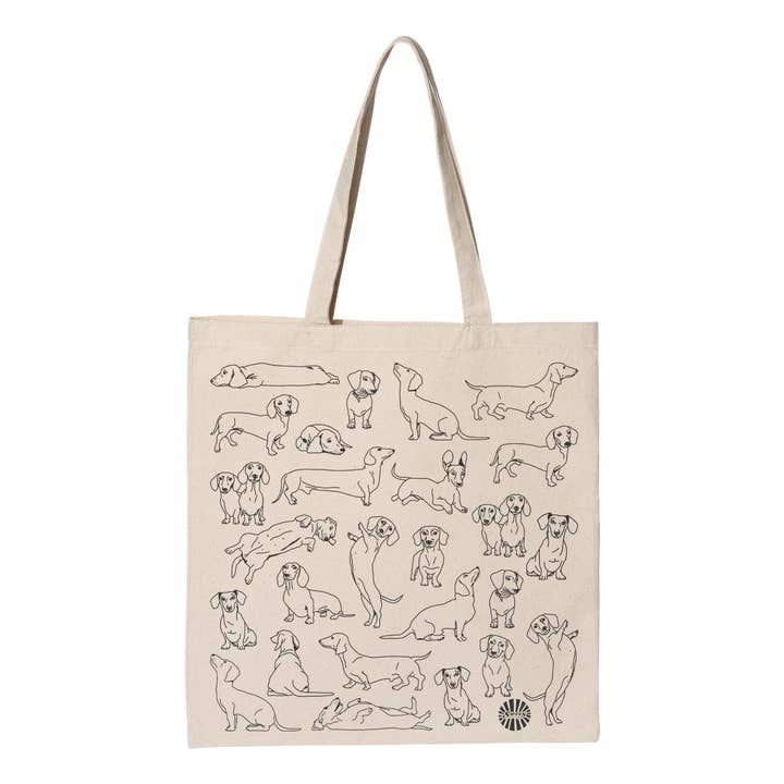 Sween Shop - Wholesale Tote Bag - Unisex - Dachshund Wiener Canvas Tote Bag for Pet Dog Gift2
