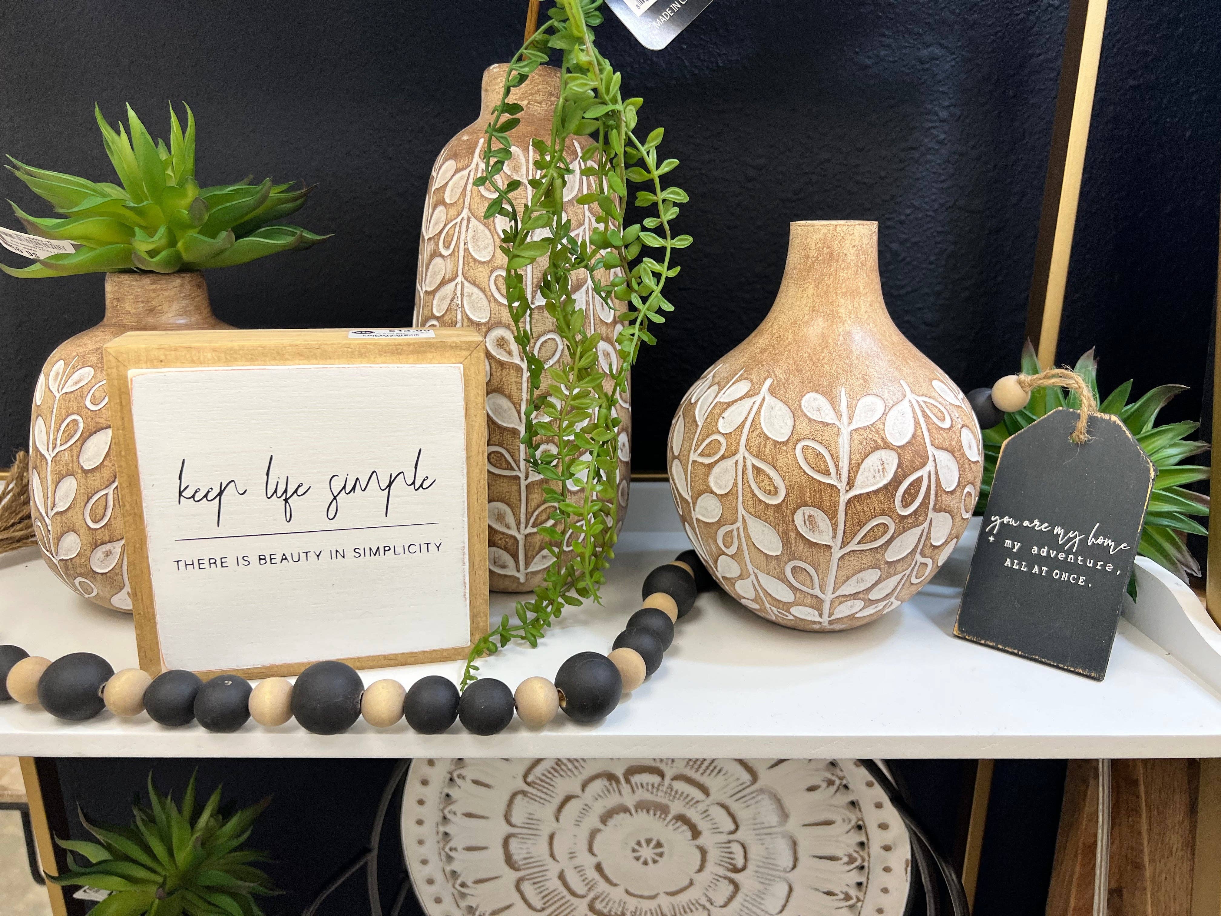 Uniquely You Creative - Wholesale Bunting/Garland - Jumbo Bead Garland - Black2