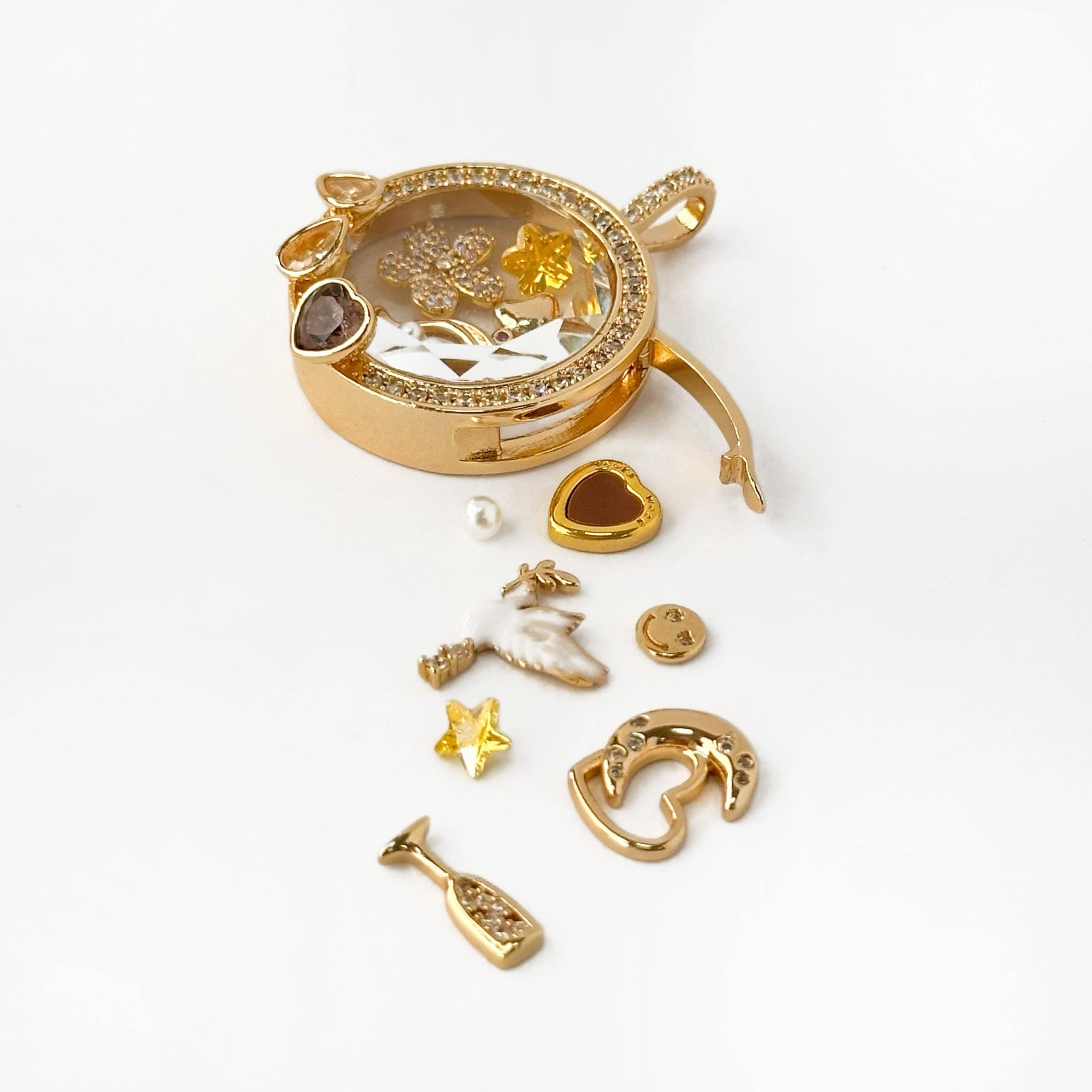 Verdivine - Wholesale Pendant/Charm Necklace - Personalized Heartstone Charm Box Necklace1