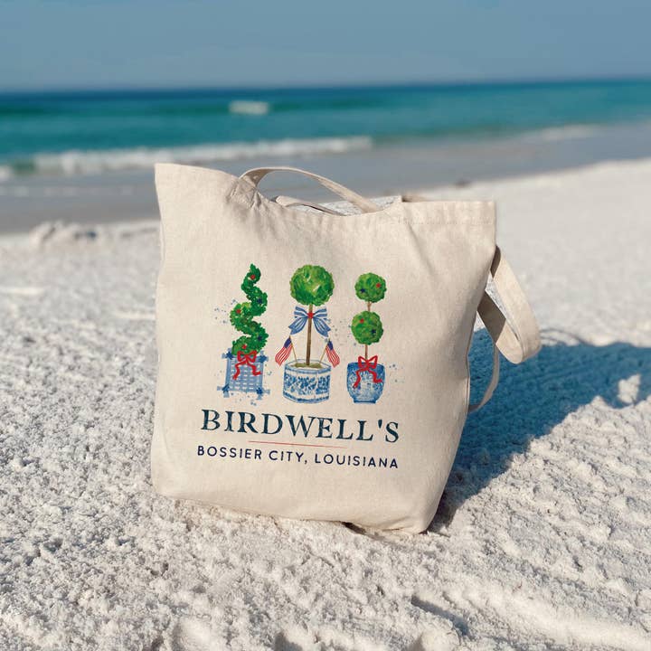 Tote Bag Natural Canvas-Let Freedom Ring Birdwell’s Bossier City, Louisiana for wholesale on Faire