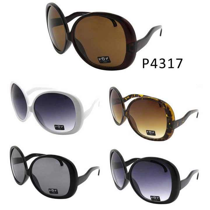 P4317 Stor Kæmpe Overdimensioneret Vintage Stil Assorterede 6 stk for engroshandel hos Pop Fashionwear Inc