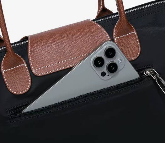 Hatzzi - Wholesale Tote Bag - Women's - Premium Waterproof Nylon Top Zip Tote4