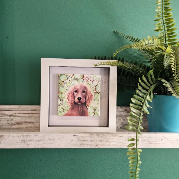 118-SP Petit tableau de chien Cocker Spaniel pour la vente par By Jo Crafts