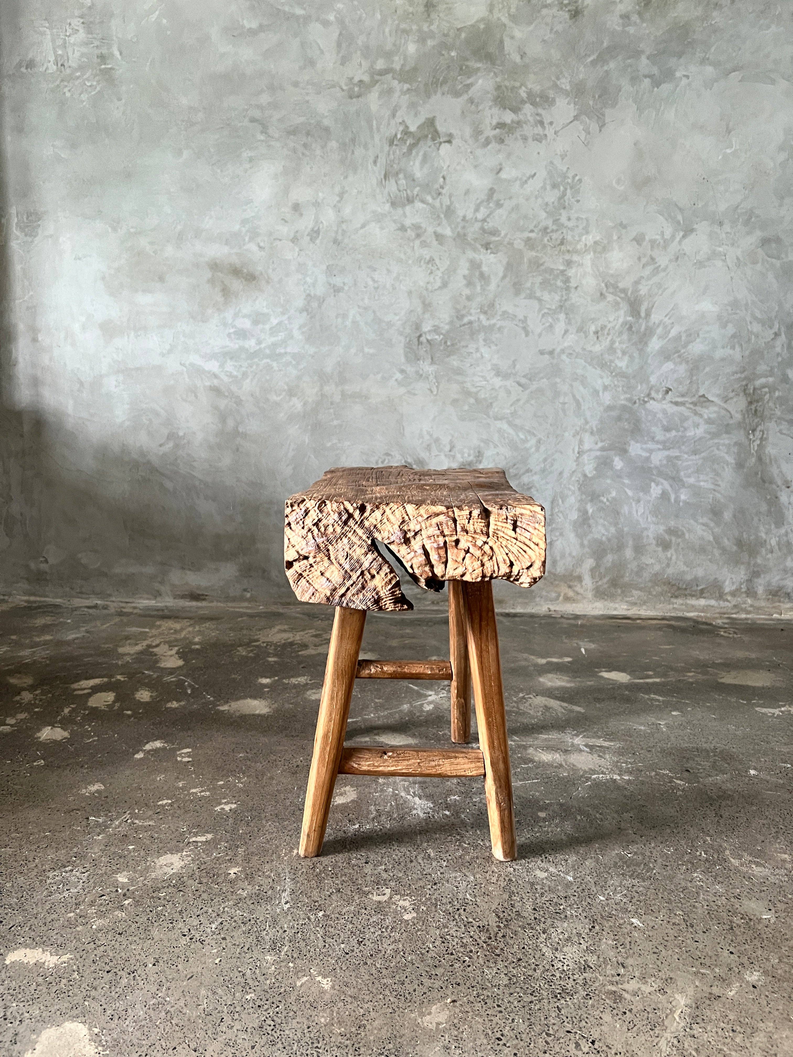 Office Objets - Wholesale Bench - Small organic bench in blonde Asian teak with four legs - Sepuluh43