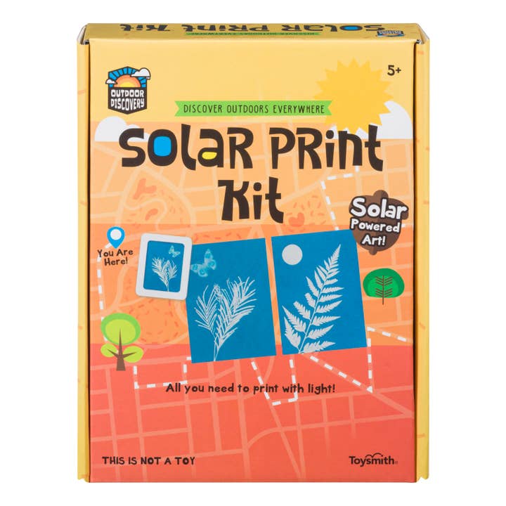 Toysmith - Wholesale DIY Craft Kit - Kids - Outdoor Discovery Solar Print Kit