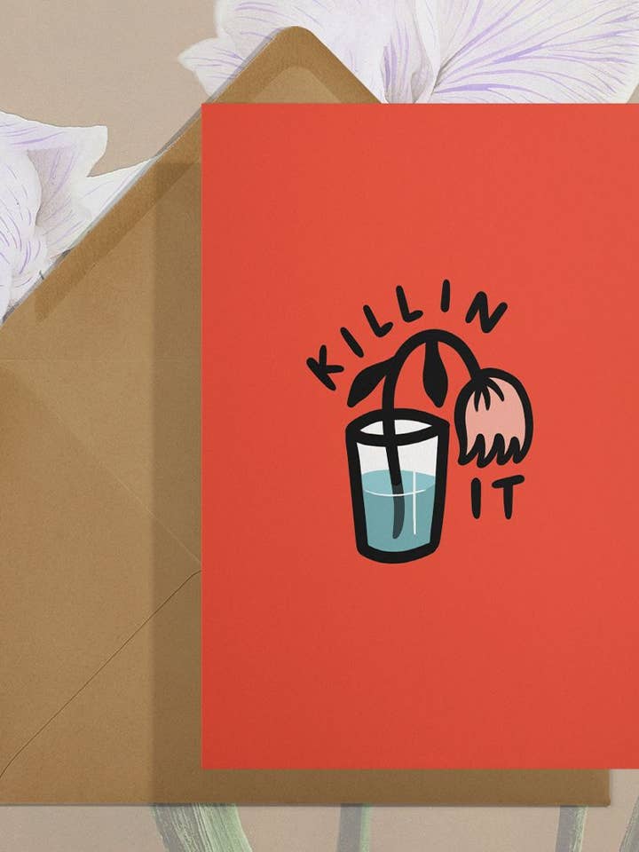 Killin It Karte für den Großhandel von Stay Home Club