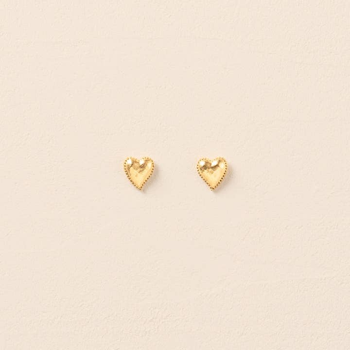 Amori Stud Earrings | Jewelry Gold Gift Waterproof for wholesale by Agapée Jewelry