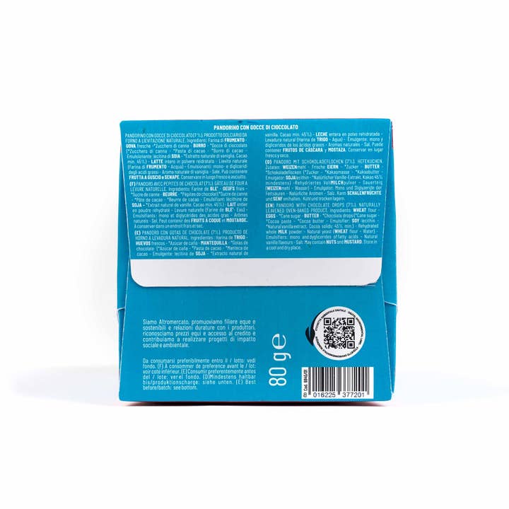 Altromercato - Wholesale Chocolate Covered Sweets - Pandorino with chocolate chips 80 g3