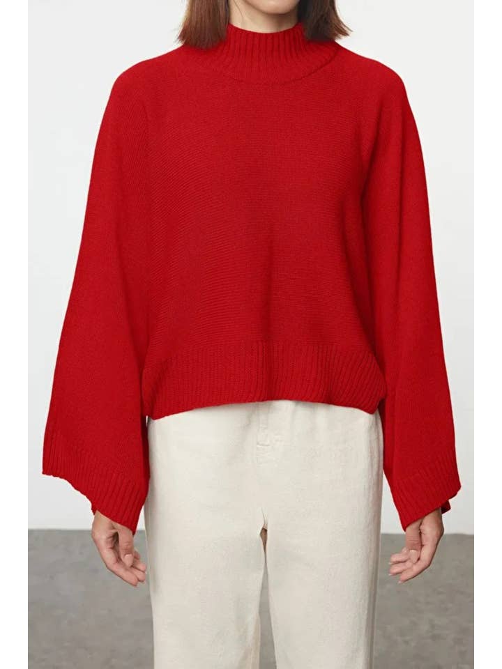 Hoxton Gal – Pulôver - Mulher por atacado – Camisola de Malha com Mangas Largas e Largas7