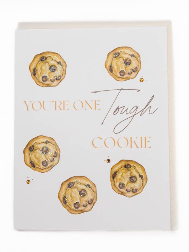 'Tough Cookie' Get-Well Greeting Card for wholesale by Lavender Vines