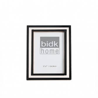 BIDKhome - Wholesale Picture Frame - 5X7" Line Frame Black & White0