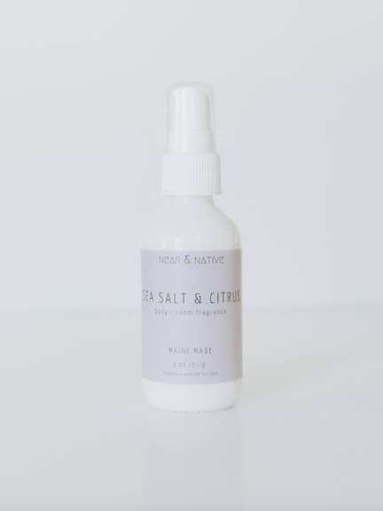 Sea Salt & Citrus Room & Body Mist for wholesale by Near & Native Candles