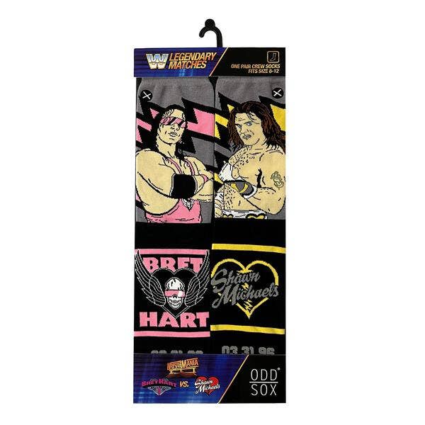 Odd Sox - Wholesale Socks - Unisex - Bret Hart Vs Shawn Michaels1