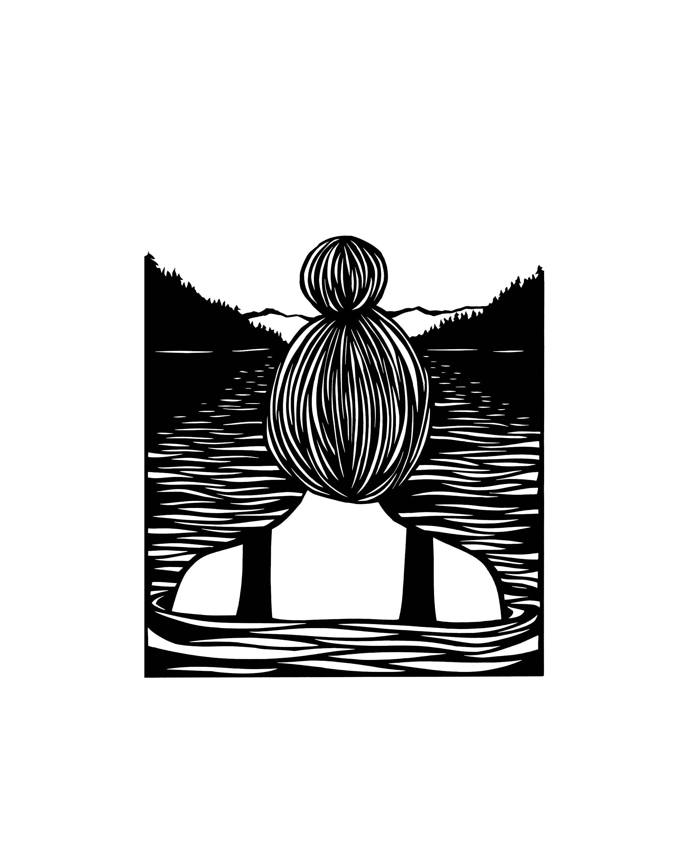 Anna Brones - Wholesale Art Print - "Morning Swim" 8x10" Print1