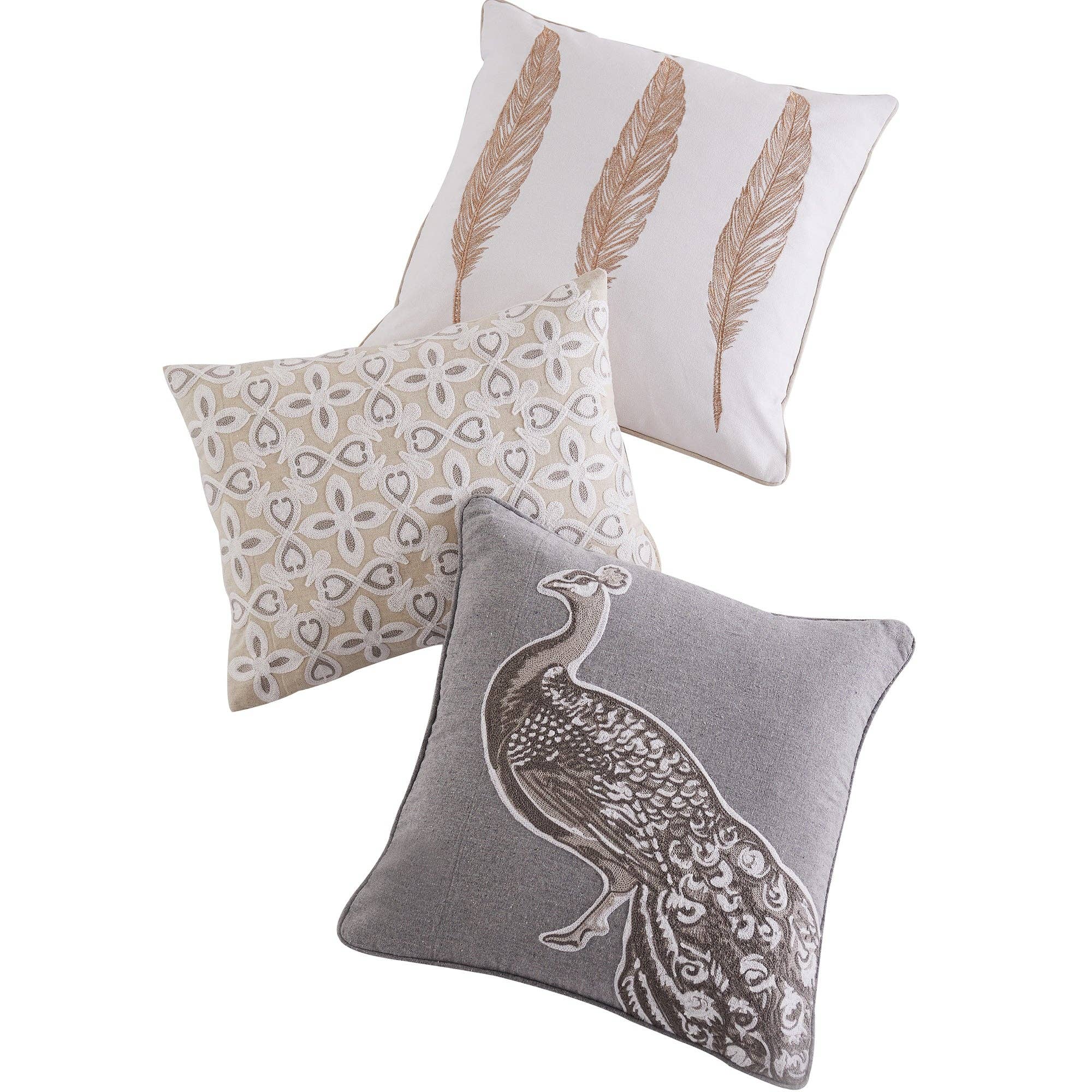 Levtex Home - Vente Coussin décoratif - Coussin en plumes de Pise2