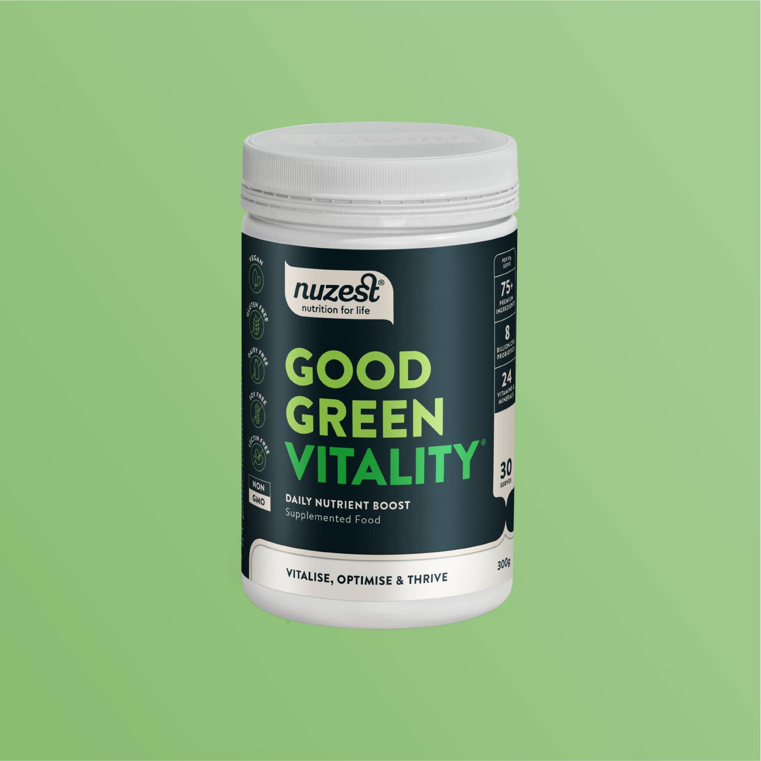 Nuzest - Wholesale Oral Supplement/Vitamin - Good Green Vitality - Greens Powder - Multivitamin - 300g