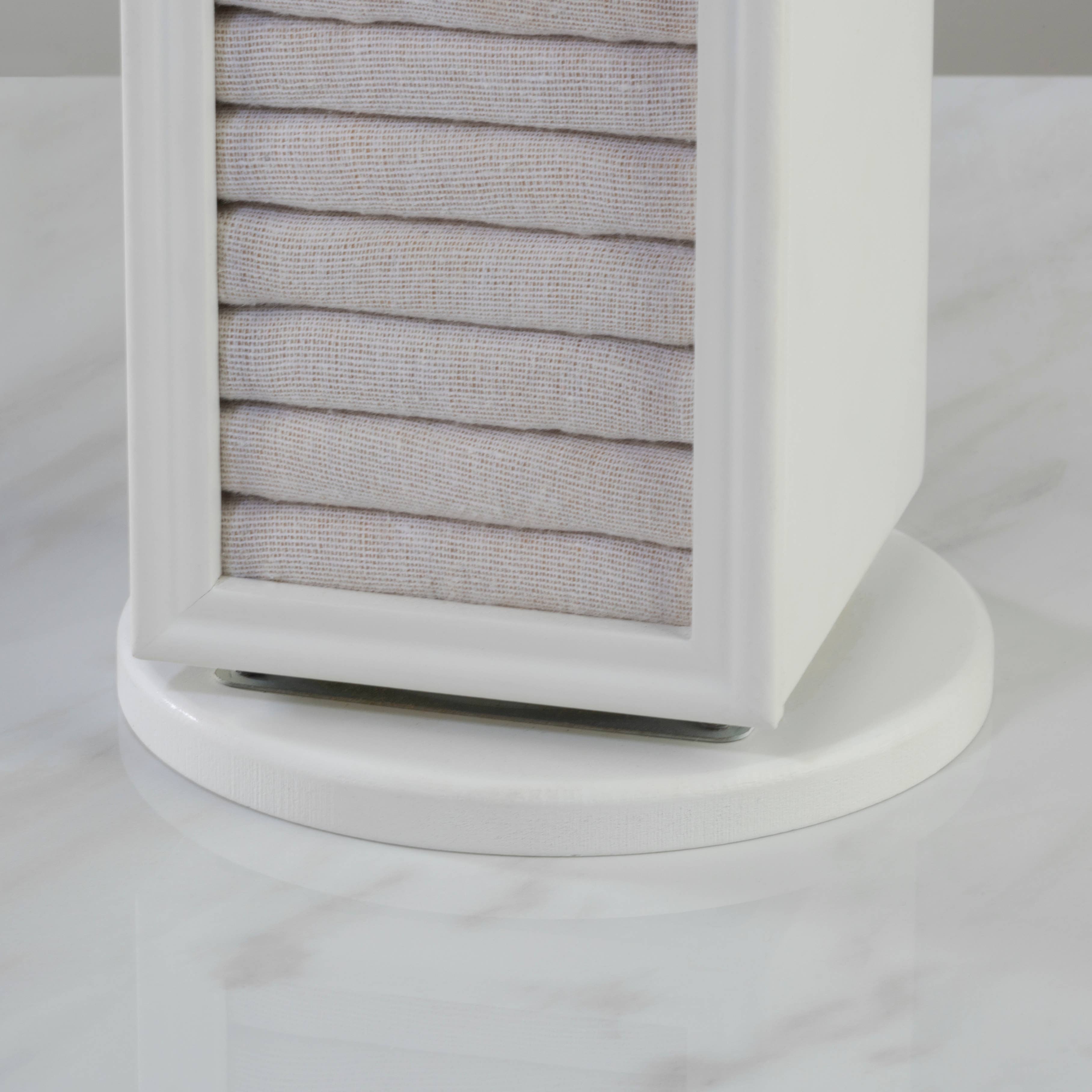 Tripar International - Vendita all'ingrosso Espositori e vetrine per gioielli - Espositore girevole per bracciali e anelli con 40 inserti4