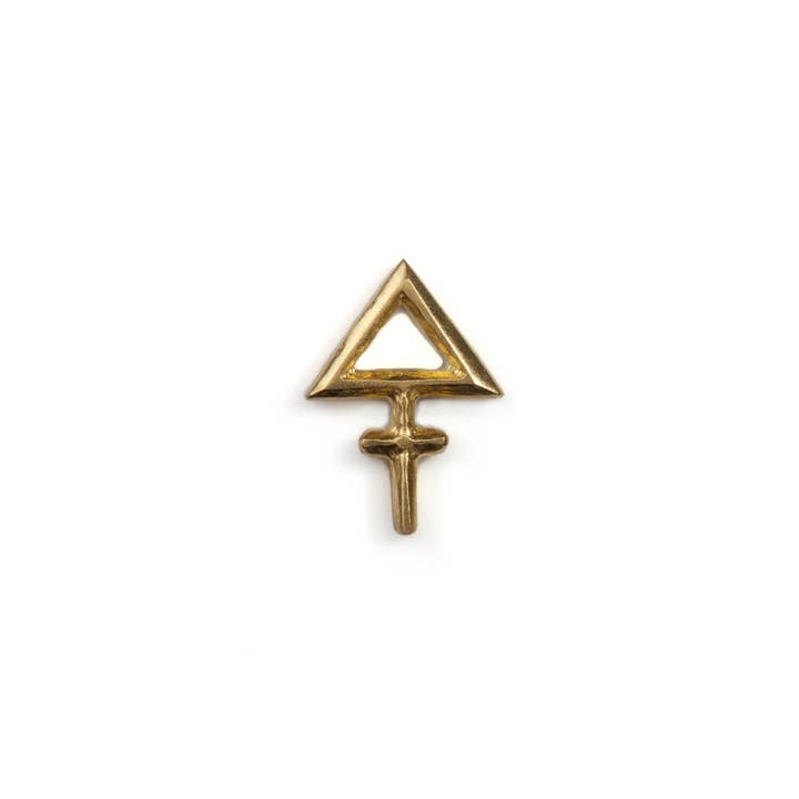 Rachel Entwistle Jewellery - Vente Clous d'oreille - Clous d'oreilles Tria Prima Doré Vermeil