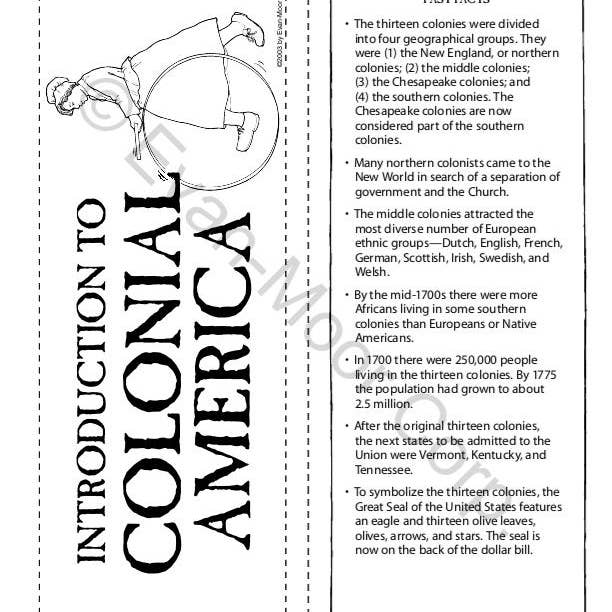 Evan-Moor Educational Publishers - Wholesale History & Geography - History Pockets: Colonial America, Grade 4 - 66