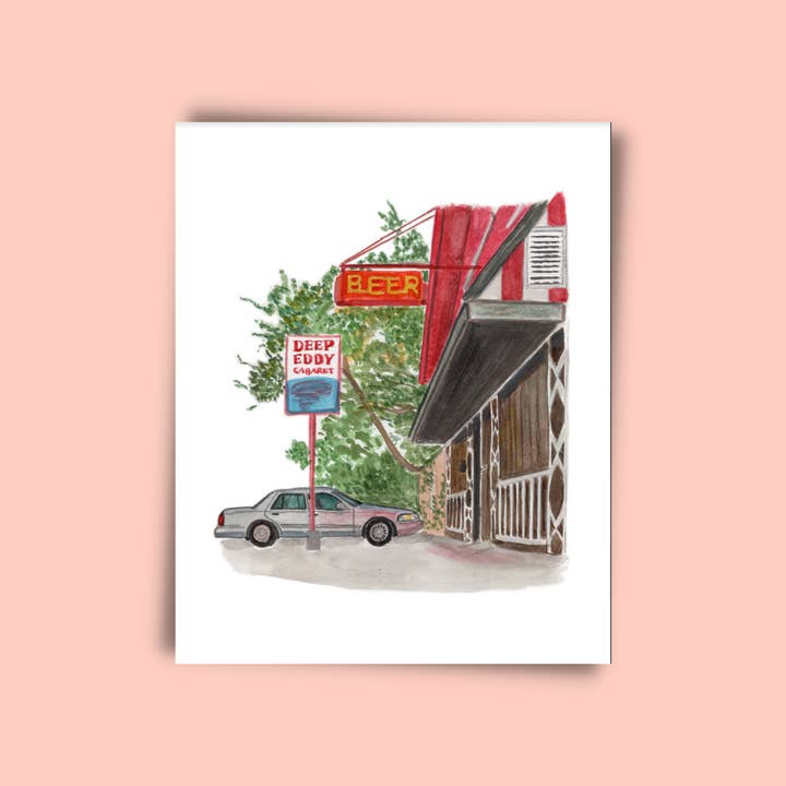 Dyb Eddy Cabaret Print for engroshandel hos EstellaHannah