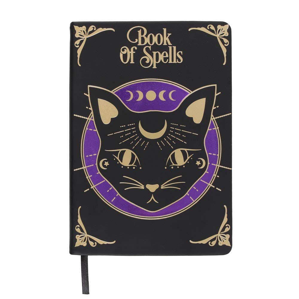 Pacific Trading - Wholesale Journal/Diary - Black Cat Mystic Mog Book of Spells Journal0