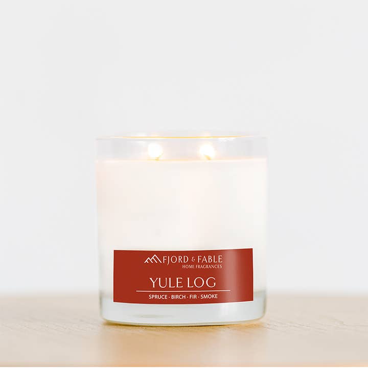 FJORD & FABLE – wholesale Jar/filled candle – Yule Log Candle
