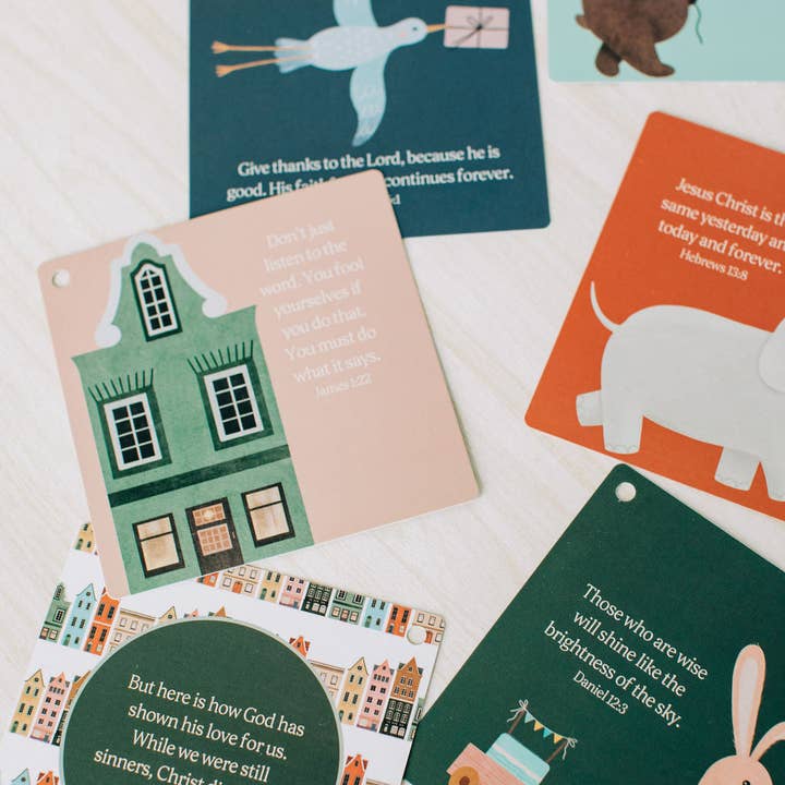 Tiny Theologians - Venta al por mayor Tarjetas de aprendizaje - Niños y bebés - Mis Primeros Versículos de la Biblia28