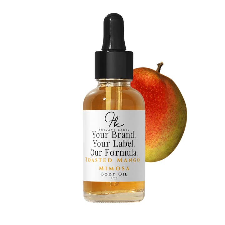 Óleo Corporal Torrada Manga Mimosa por atacado de FK Private Label Labs
