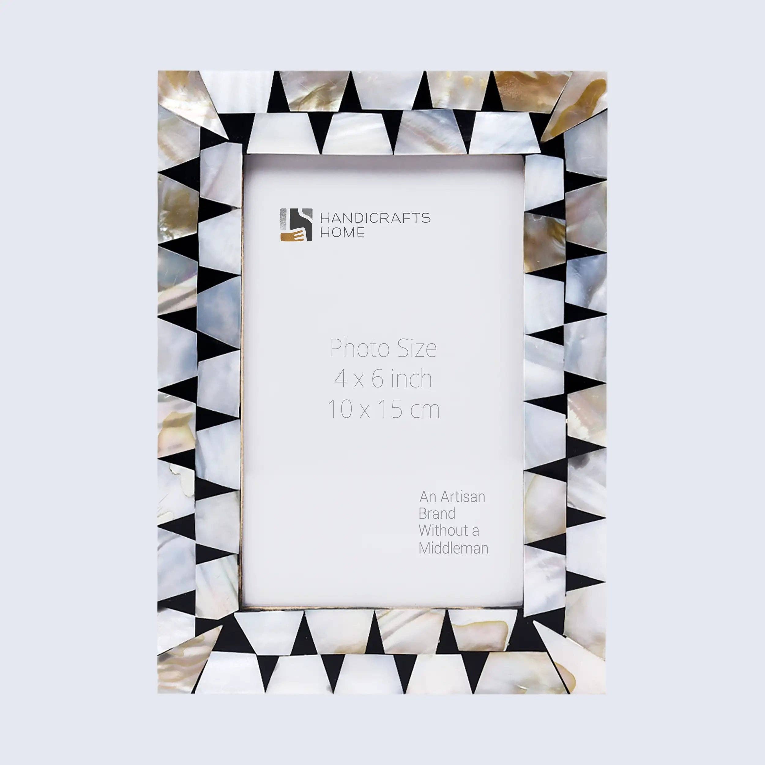 Handicrafts Home - Wholesale Picture Frame - Picture Frame Pearlescent Flash Mother of Pearl, 3 Sizes0