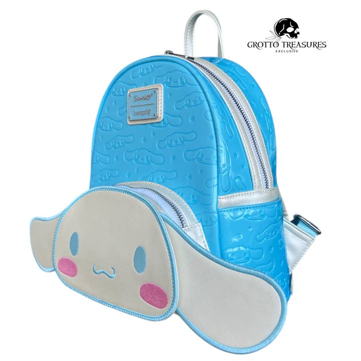 Grotto Treasures - Wholesale Backpack - Unisex - Grotto Treasures Exclusive - Sanrio Cinnamoroll Moveable Ears Mini Backpack5