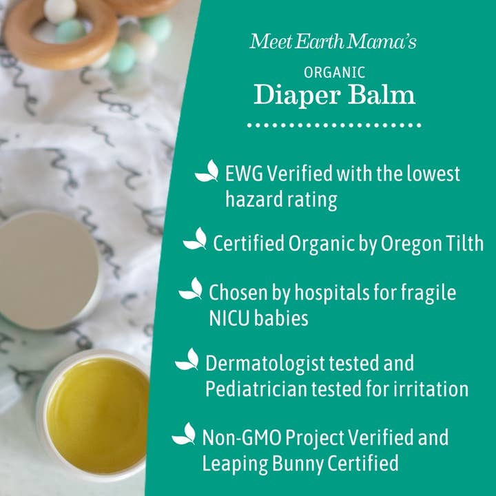 Earth Mama Organics - Wholesale Diaper Cream - Organic Diaper Balm4