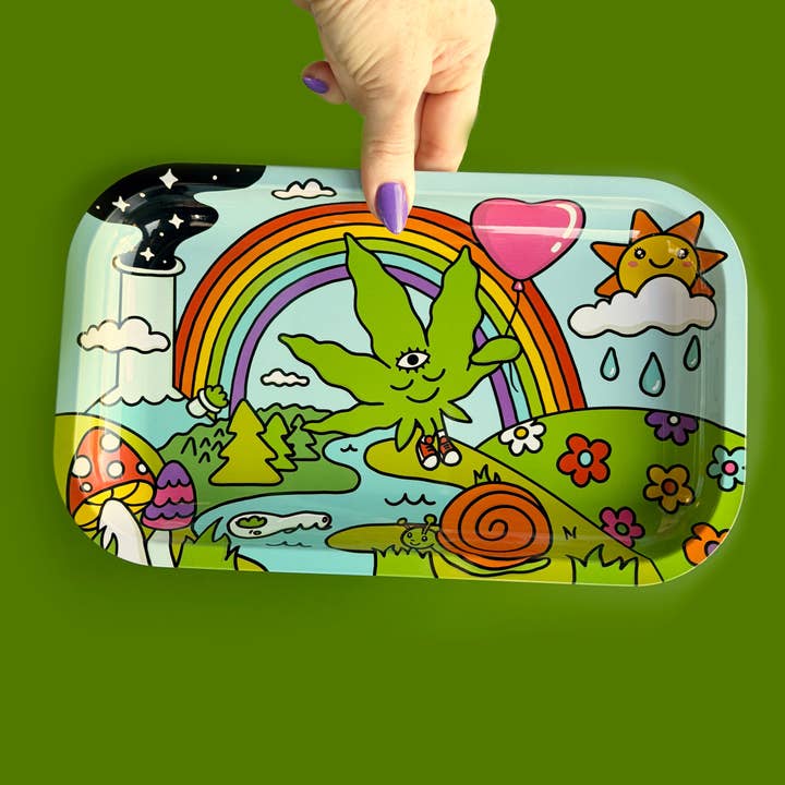 Wokeface - Wholesale Decorative Tray - High Spirits Rolling Tray1