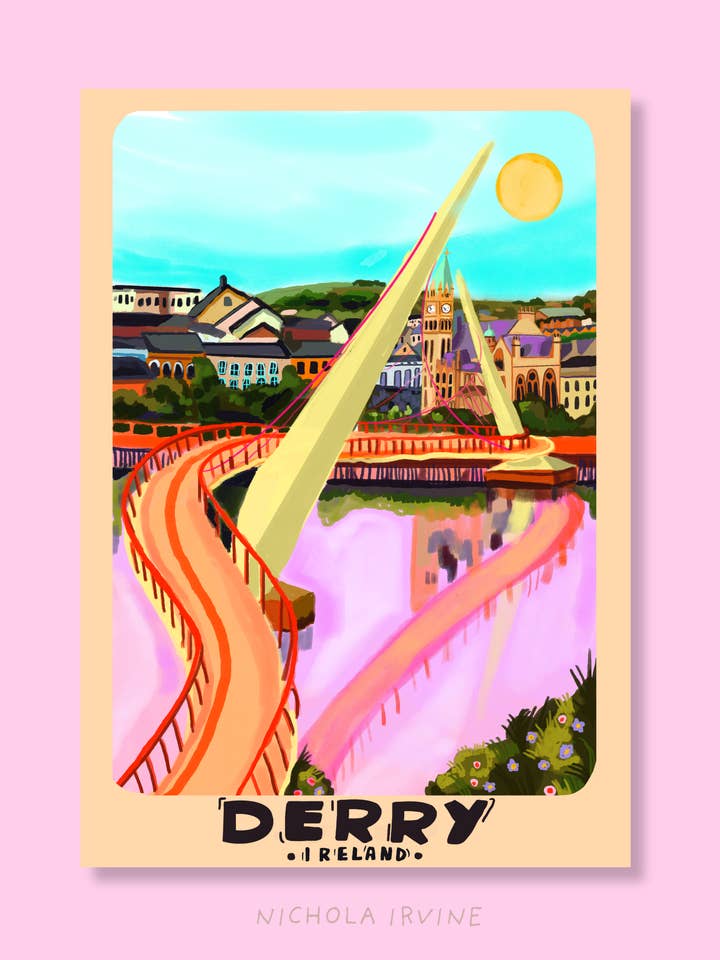 Derry kunstdruk voor wholesale door Nichola Irvine