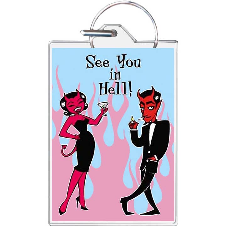 Scorpio Posters - Wholesale Keychain - Unisex - KEYCHAIN - SEE YOU IN HELL
