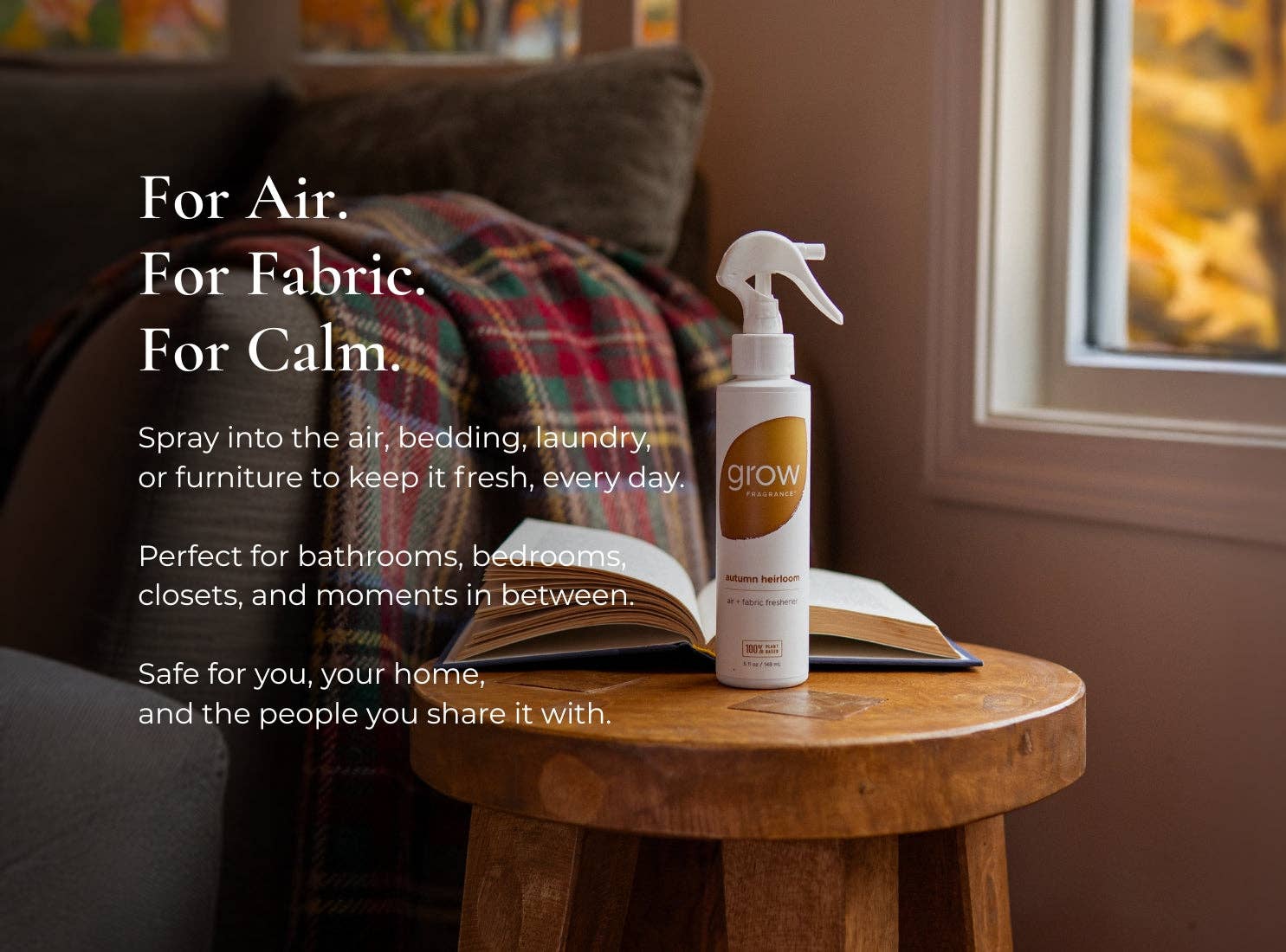 Grow Fragrance - Wholesale Room & Linen Spray - Autumn Heirloom Air + Fabric Spray4
