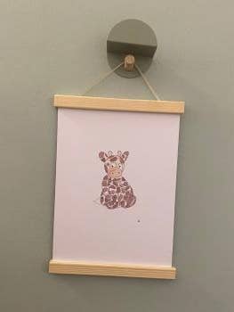 Girafe imprimée A4 pour la vente par m.ART – Miriam Popov
