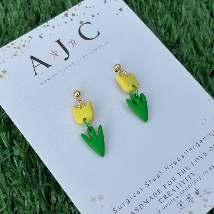 Yellow Tulip for wholesale by Annica’s Jewellery Co
