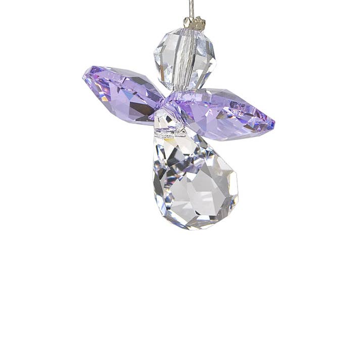 Crystal Guardian Angel™ - Light Amethyst for wholesale by Woodstock Chimes