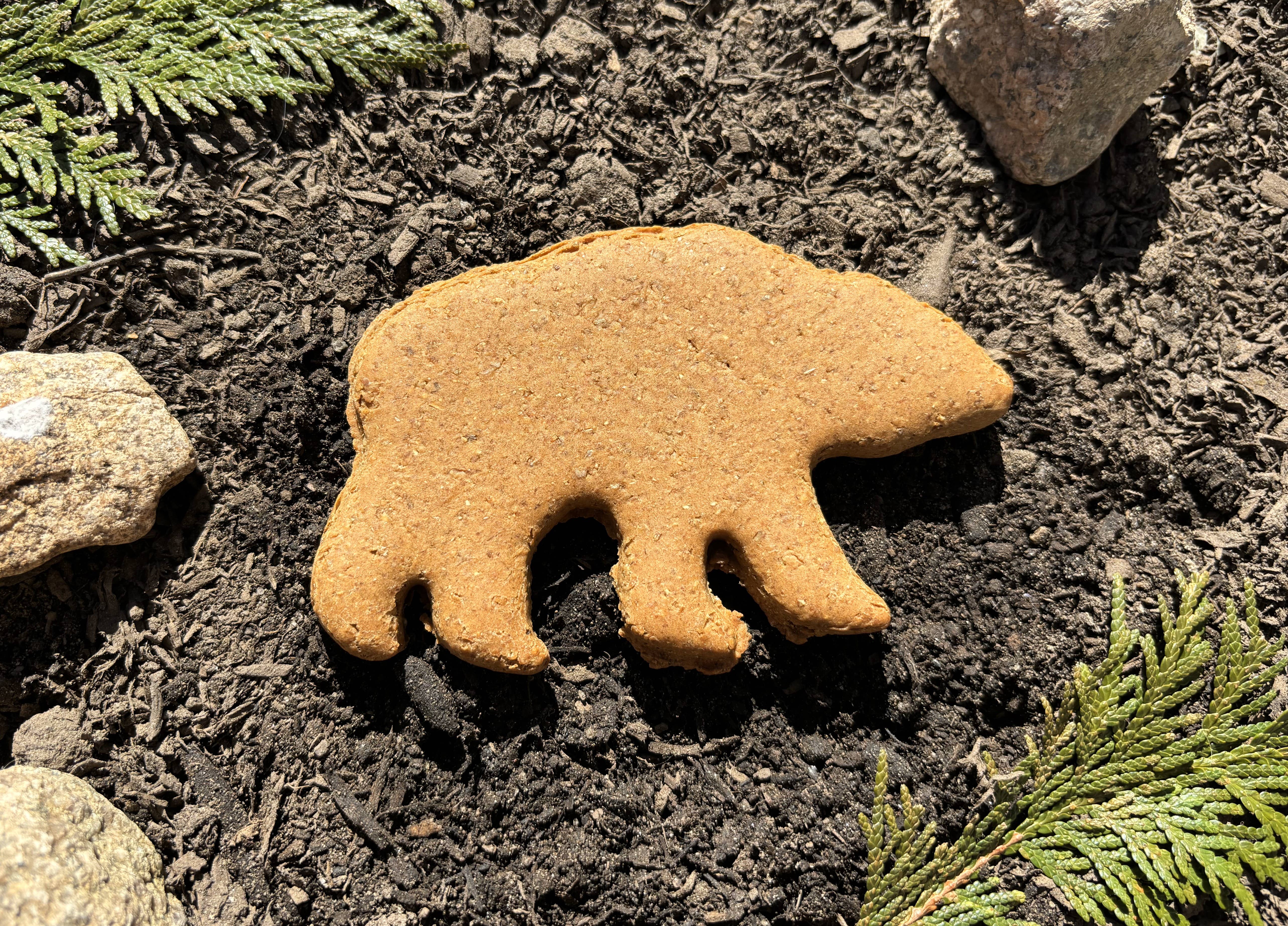 North Woods Animal Treats and Gifts - Wholesale Pet Treats - Dog - Display Crate REFILL(no crate)36 Cookies-Peanut Butter Bear3