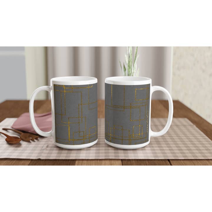 Liseti By Winta Dai Große, abstrakte Keramiktasse, 150 ml für den Großhandel von Winta Dai Art