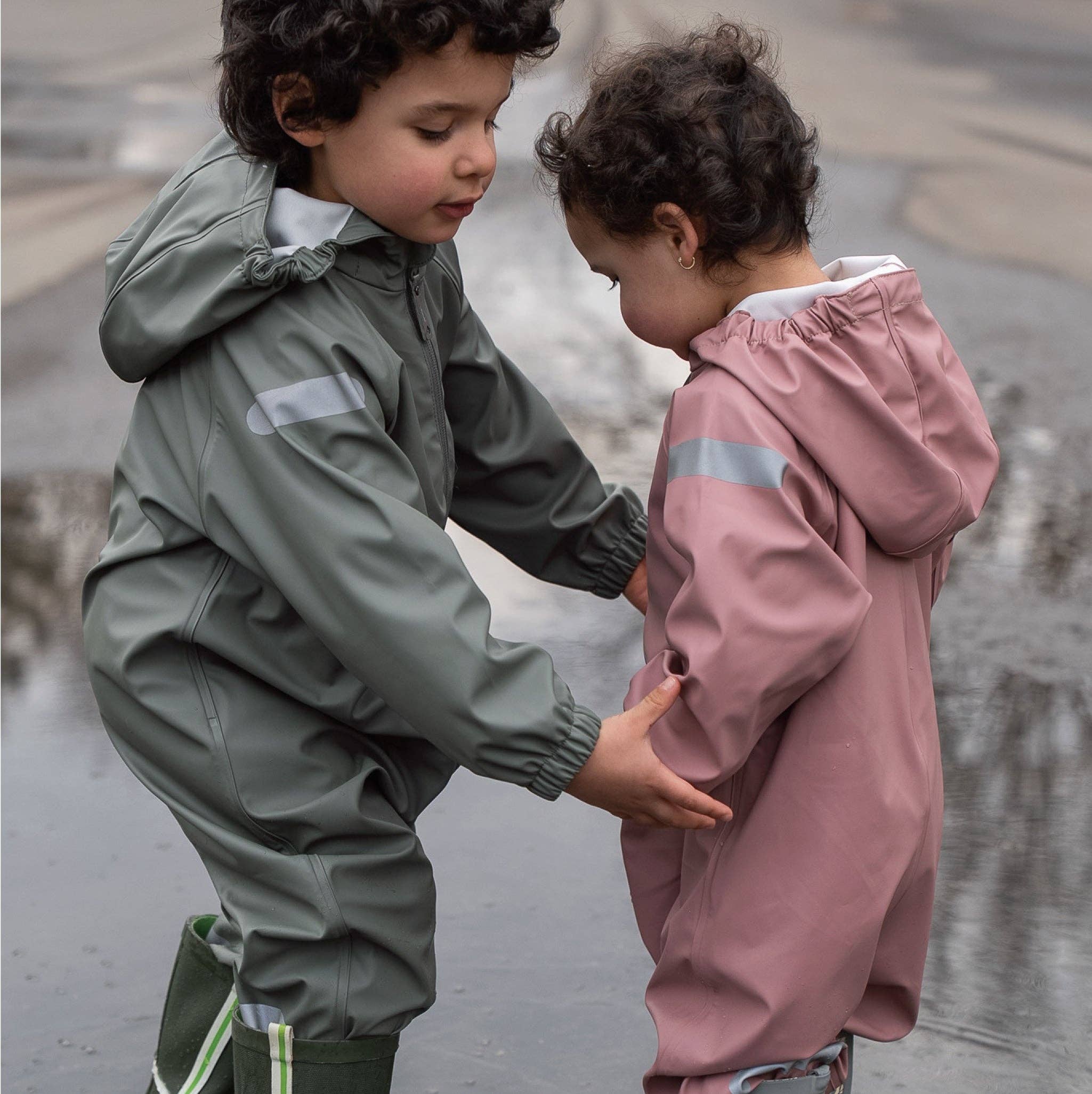 Perlimpinpin – wholesale Rain suit – Kids – Rainwear one-piece suit - Peony10