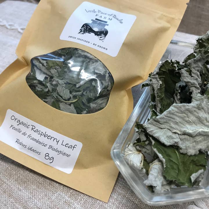 Folha de Framboesa Vermelha Biológica, Rubis idaeus, Ervas Cultivadas em Quinta Sustentável por atacado de Little Piece of Paradise Farm Inc.