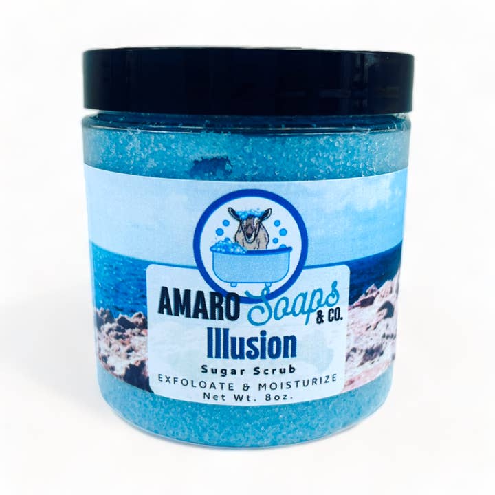Illusion Sugar Scrub voor wholesale door Amaro Soaps & Co.