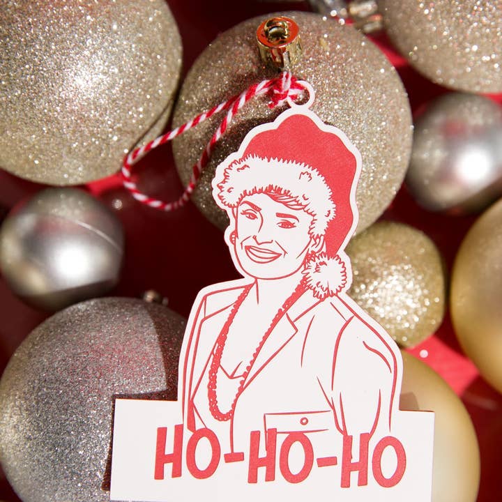 Blanche Ho Ho Ho - Weihnachtsverzierung aus Acryl - Golden Girls für den Großhandel von Calm Down Caren