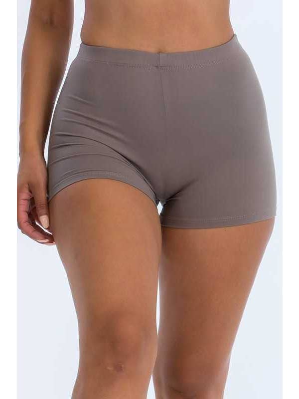 Vanilla Monkey - Wholesale Athletic Shorts - Women's - Basic Solid Biker Shorts3