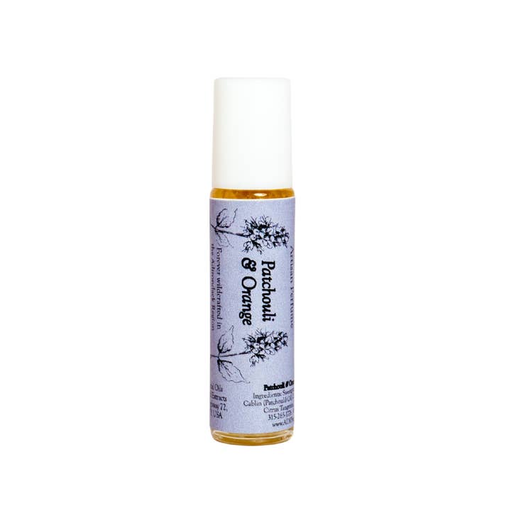 Adirondack Fragrance Flavor Farm - Wholesale Roll-On Fragrance - Patchouli & Orange Botanical Perfume Roller 0.33oz