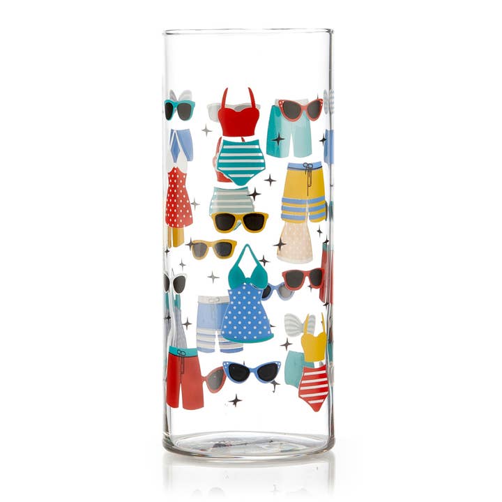 Libbey - Wholesale Cocktail/Liquor Glass - Libbey Vintage Swimsuits Cooler Glasses, 16-ounce, Set of 42