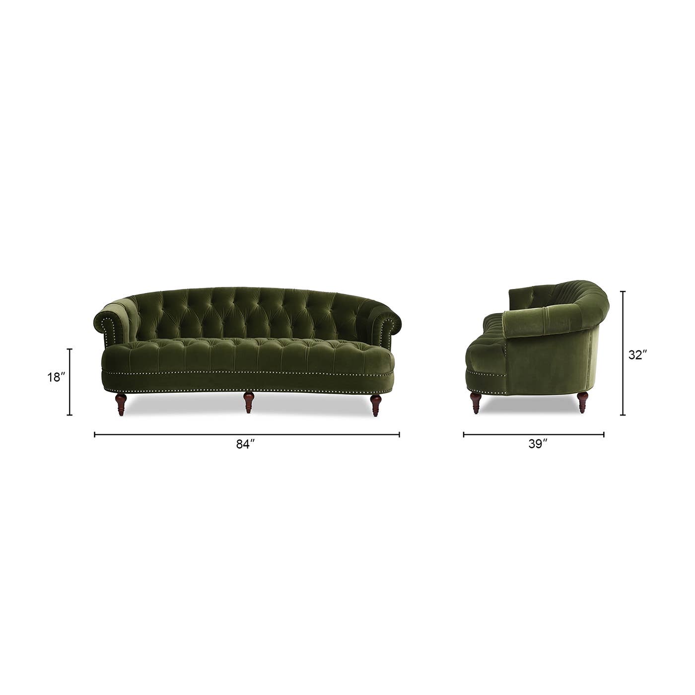 Jennifer Taylor Home - Wholesale Sofa - La Rosa Victorian Chesterfield Accent Seating Collection13